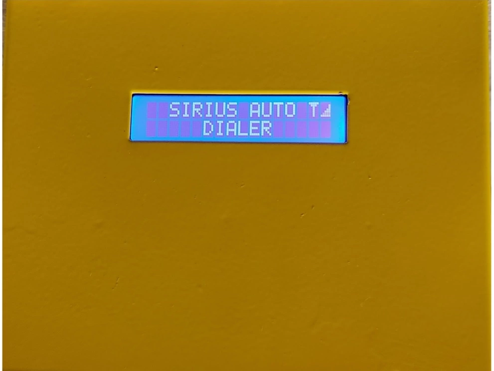 Securiy Alarm and Auto Dialer